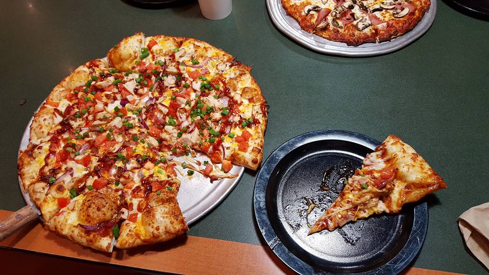 Pizza taille medium aux USA...